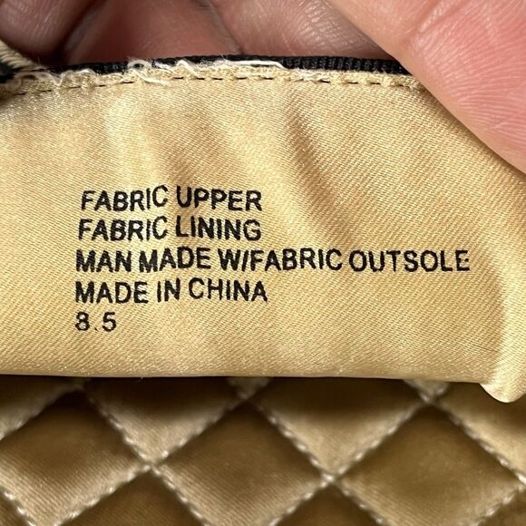 Birdies Phoebe Embroidered Floral Jacquard Slipper Mules Flats in Black Size 8.5 - Picture 13 of 15